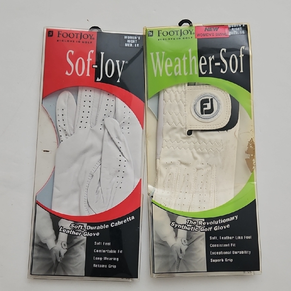 FootJoy Women's Golf Gloves - White Awt Of Two NEW